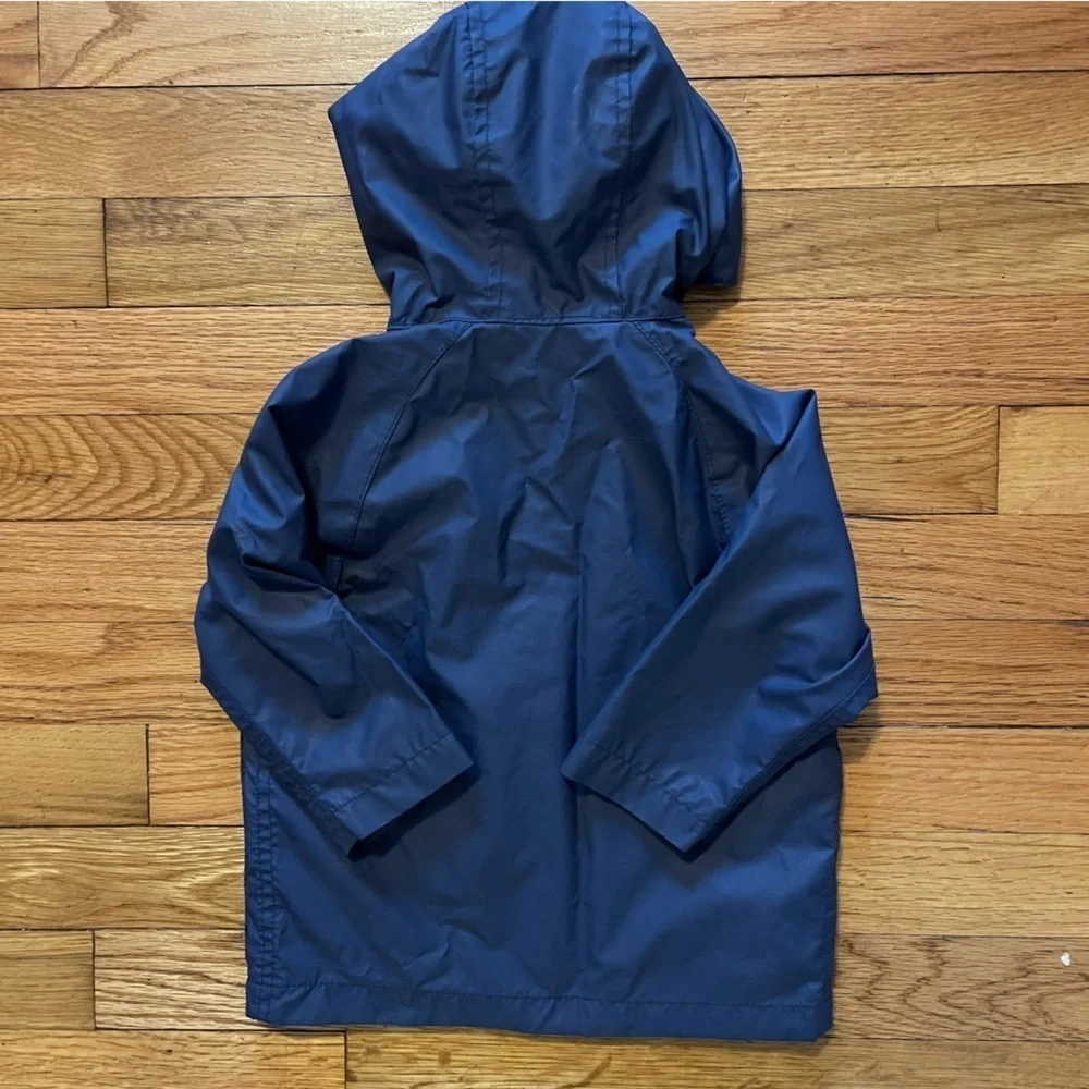 GAP | Jersey Lined Navy Blue Raincoat | 12-18 mo